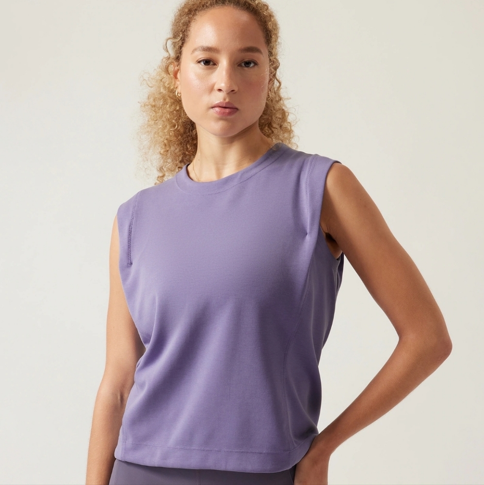 Athleta Lavender Purple Sleeveless Muscle Tank